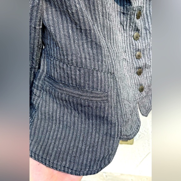 Cannisse French design Blazer & Pants set, Wool/Cotton blend. Size 2 (US 6/8) - Picture 5 of 17